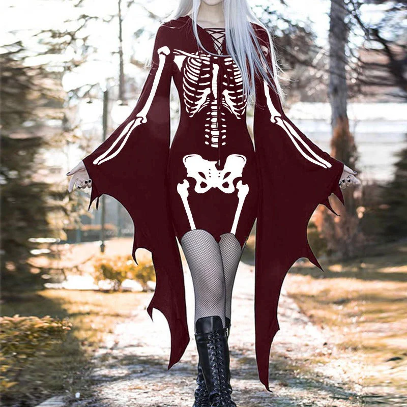 Vintage Skeleton Dress - Image 3