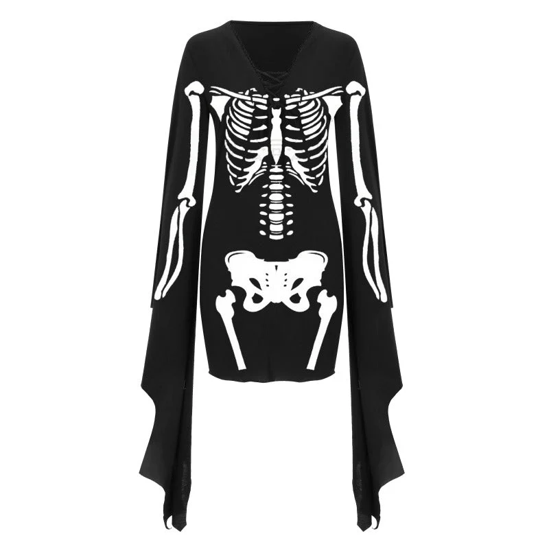 Vintage Skeleton Dress - Image 4