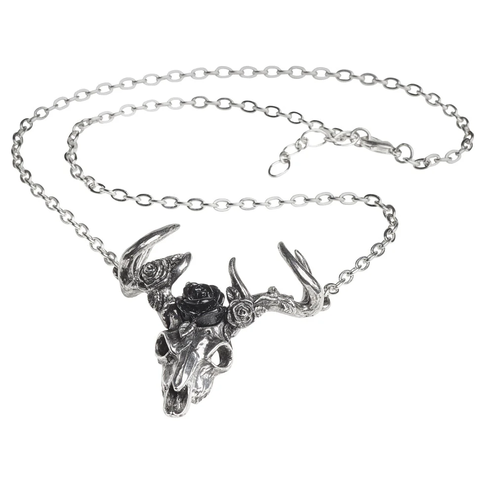 Hart Black Rose Necklace - Image 4