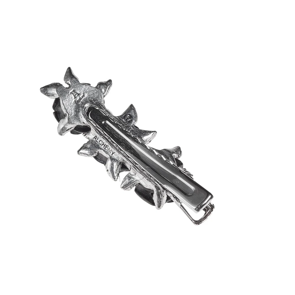 Wild Black Rose Hair Slide - Image 3
