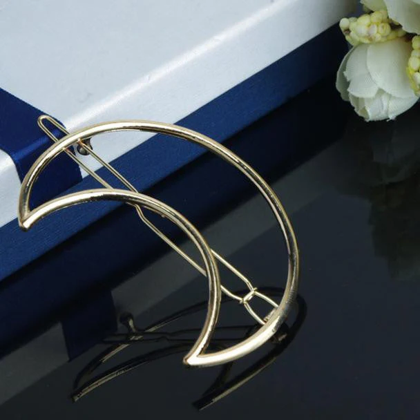 Crescent Moon Hair Clip - Image 4