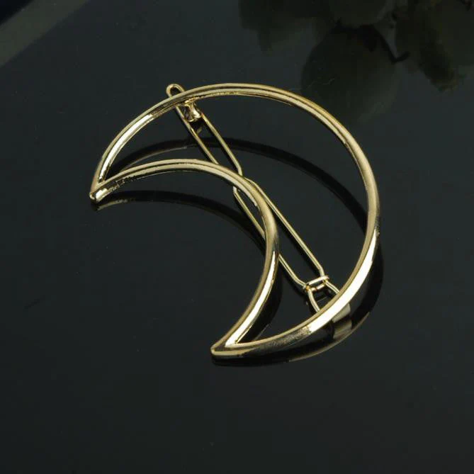 Crescent Moon Hair Clip - Image 5