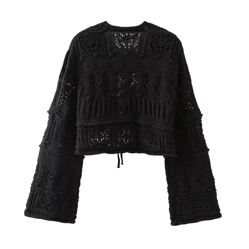 Women's Black Cardigan - Image 2
