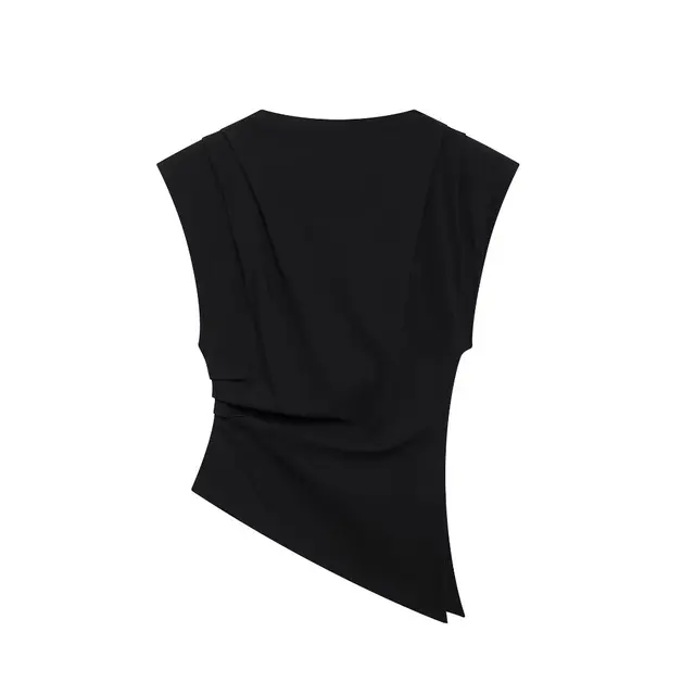 Women's Casual Sleeveless Top Brown - Image 3