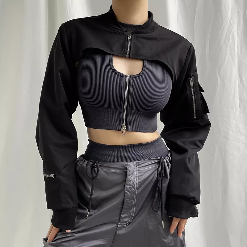 Women's Cropped Jacket - Image 2