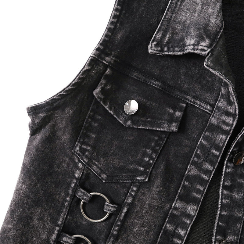 Women's Denim Vest - Image 4