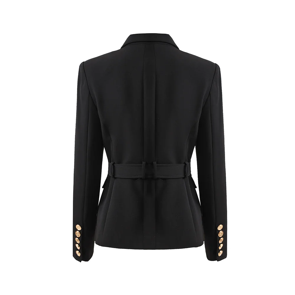 Women's Elegant Blazer Black - Image 2