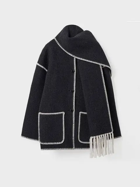Women's Elegant Overcoat - Image 3