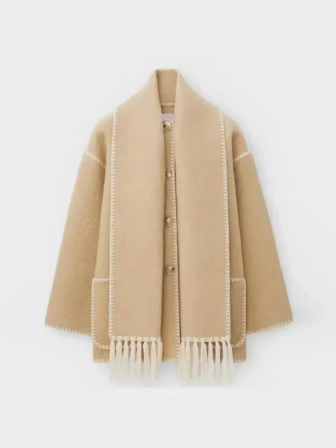 Women's Elegant Overcoat - Image 4