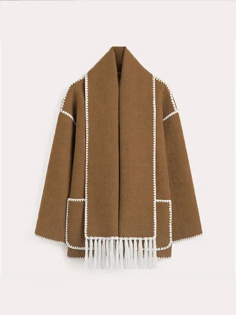 Women's Elegant Overcoat - Image 6