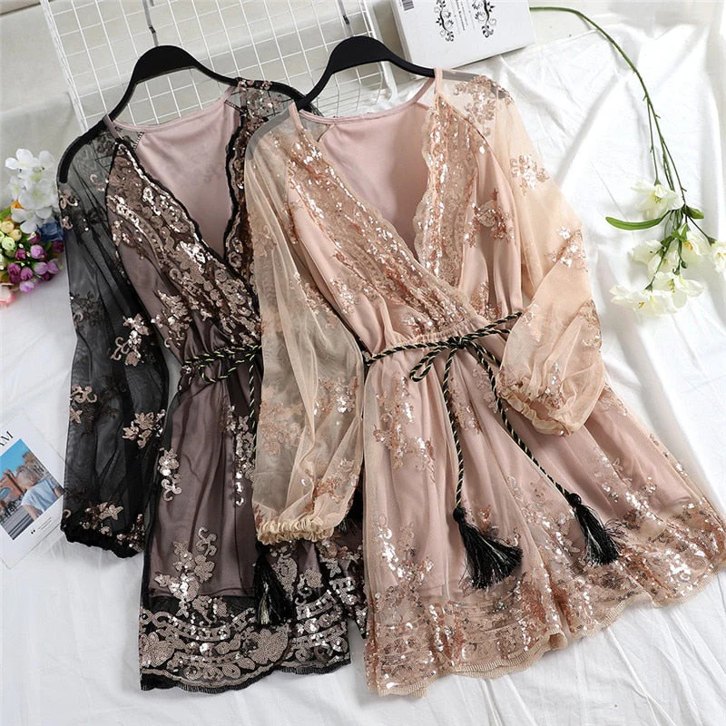 Women's Floral Robe - Image 5