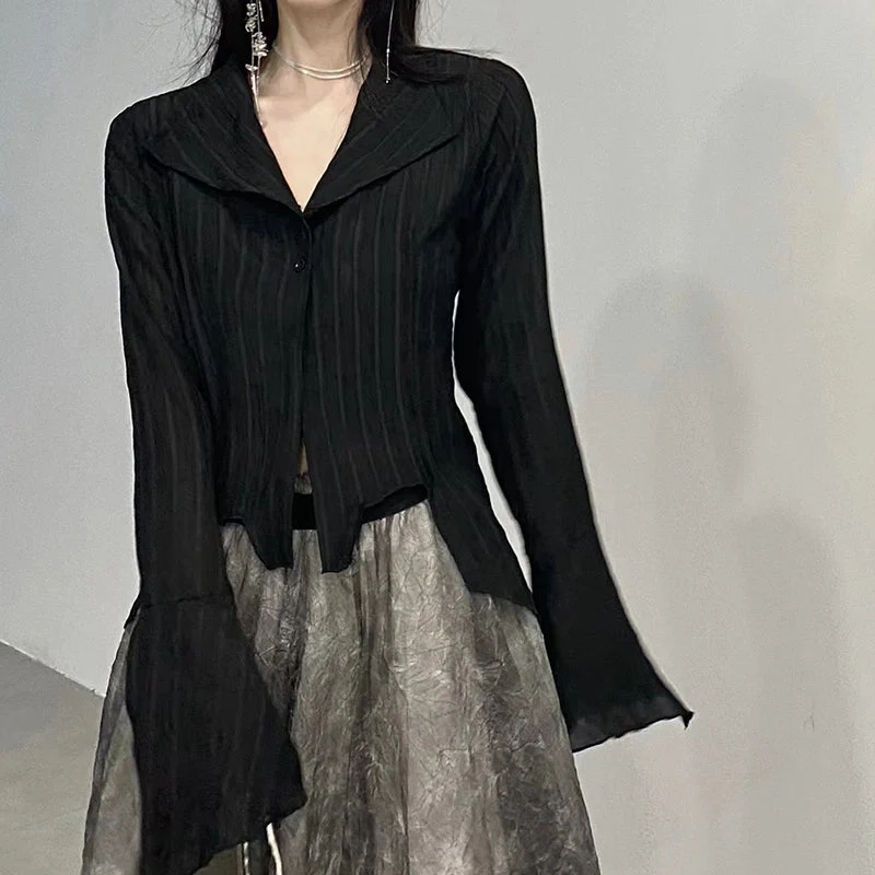 Women's Gothic Blouse - Image 3
