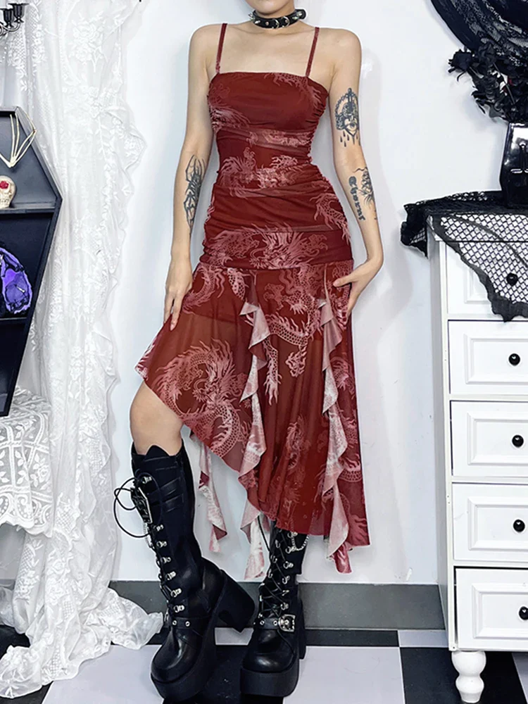 Women's Gothic Dragon Dress - Image 3
