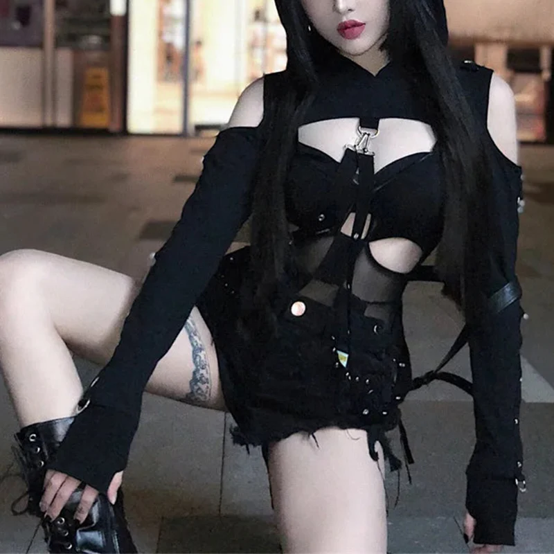 Women's Gothic Hoodie - Image 2
