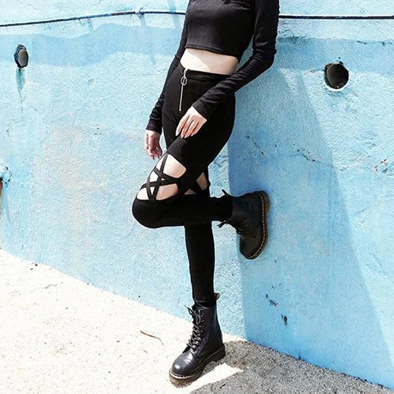 Women's Gothic Leggings - Image 3