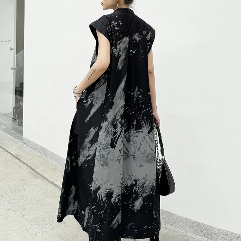 Women's Gothic Midi Dress Black - Image 2