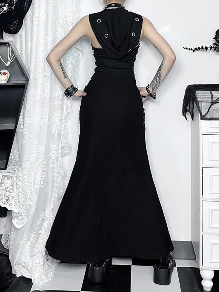 Women's Gothic Midi Skirt - Image 3