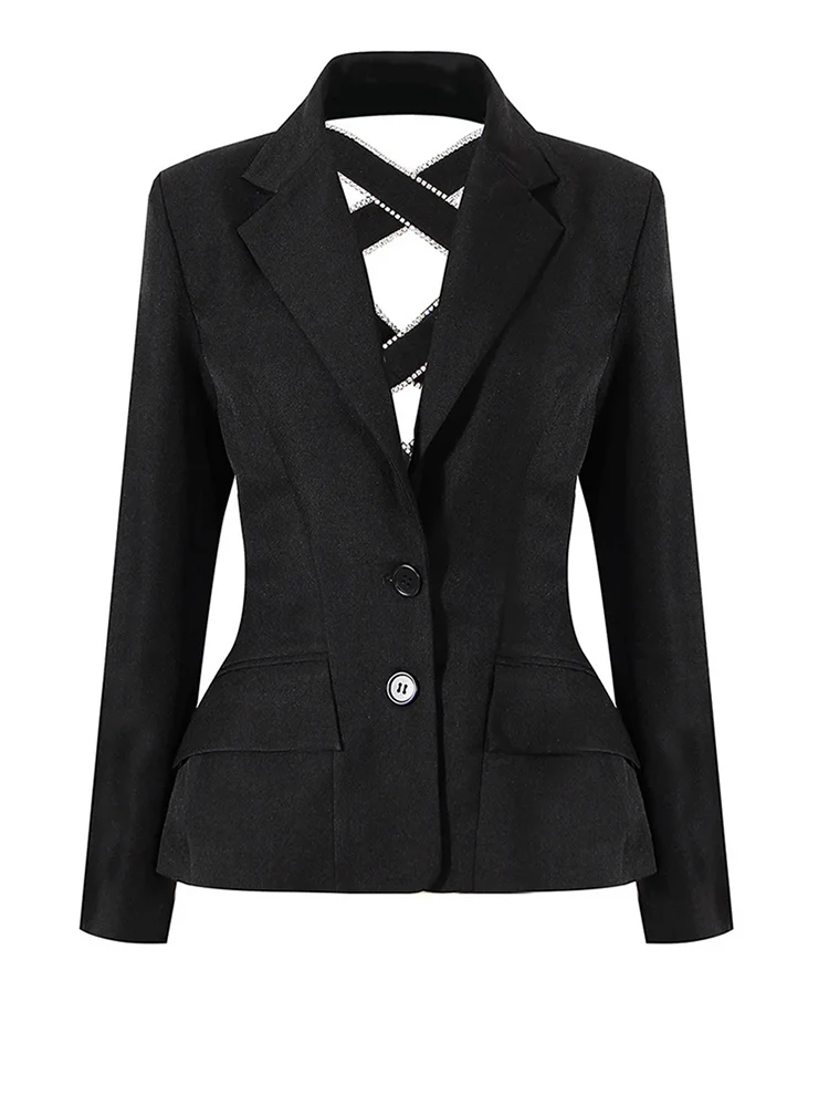 Women's Hollow Out Blazer - Image 2