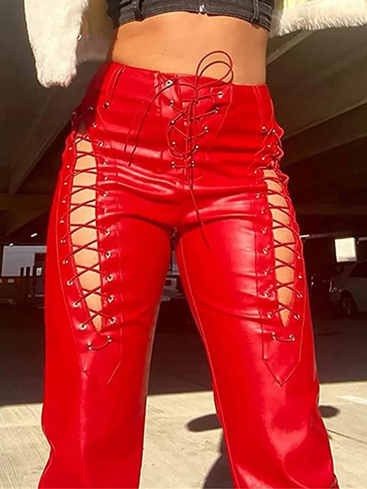 Women's Hollow Out Pants - Image 3
