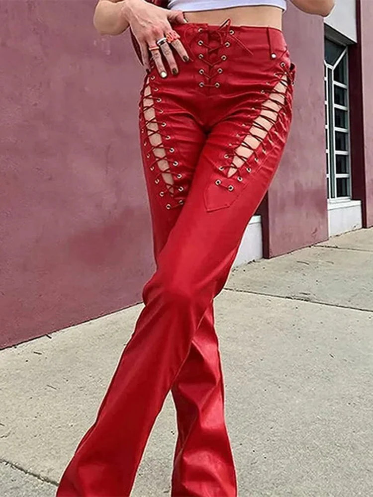 Women's Hollow Out Pants - Image 4