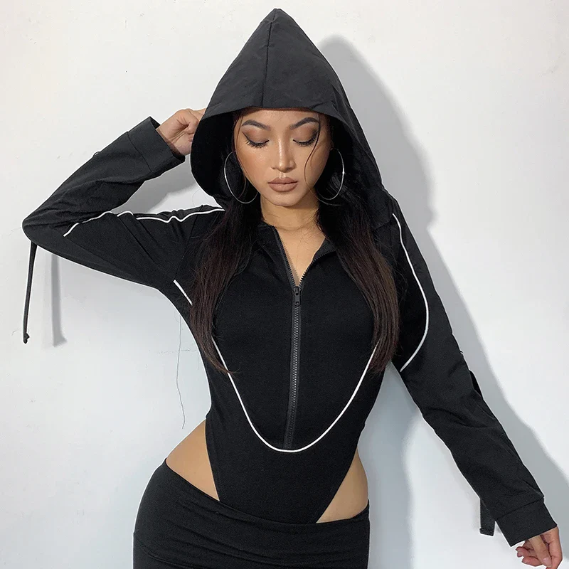 Women's Hooded Bodysuit - Image 3