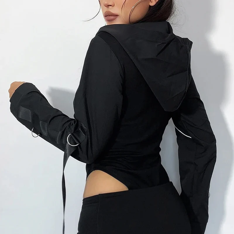 Women's Hooded Bodysuit - Image 4
