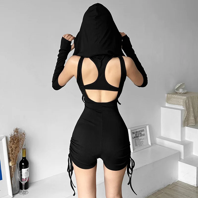 Women's Hooded Romper - Image 3