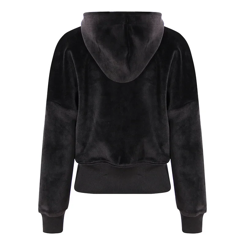 Women's Hooded Sweatshirt Black - Image 2