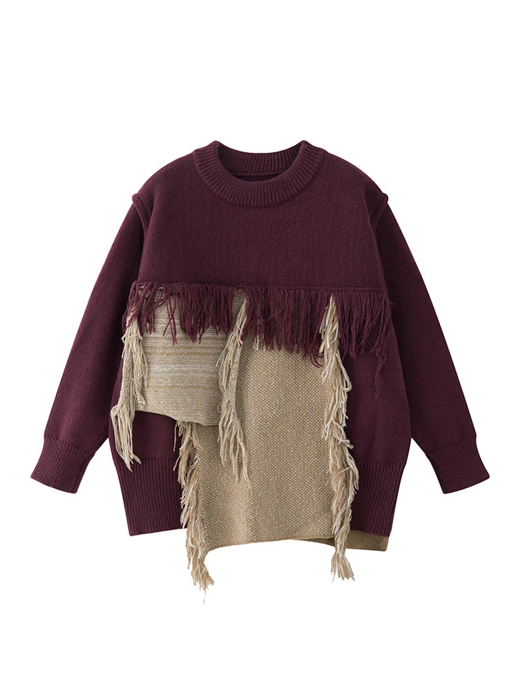 Women's Knitted Jumper Black - Image 3