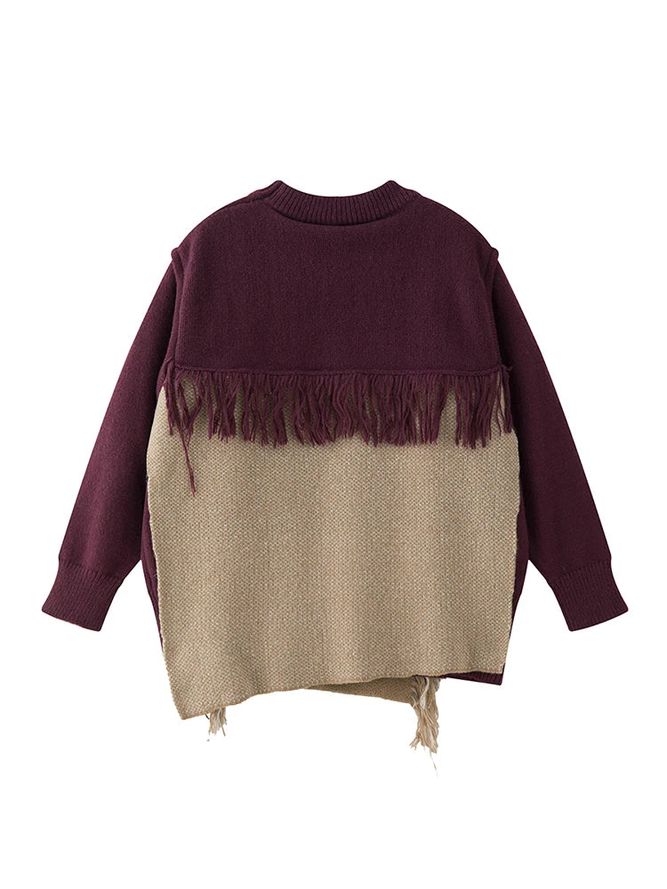 Women's Knitted Jumper Black - Image 4