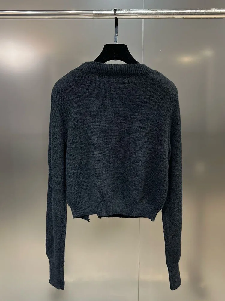 Women's Knitted Pullover - Image 2