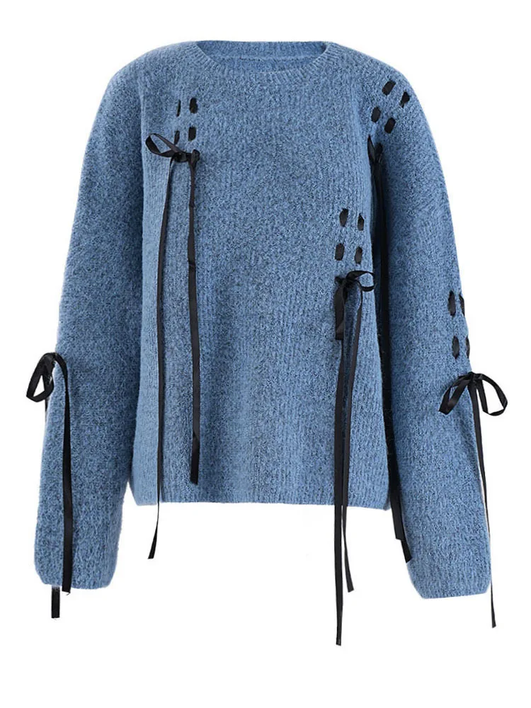 Women's Knitted Pullover - Image 2