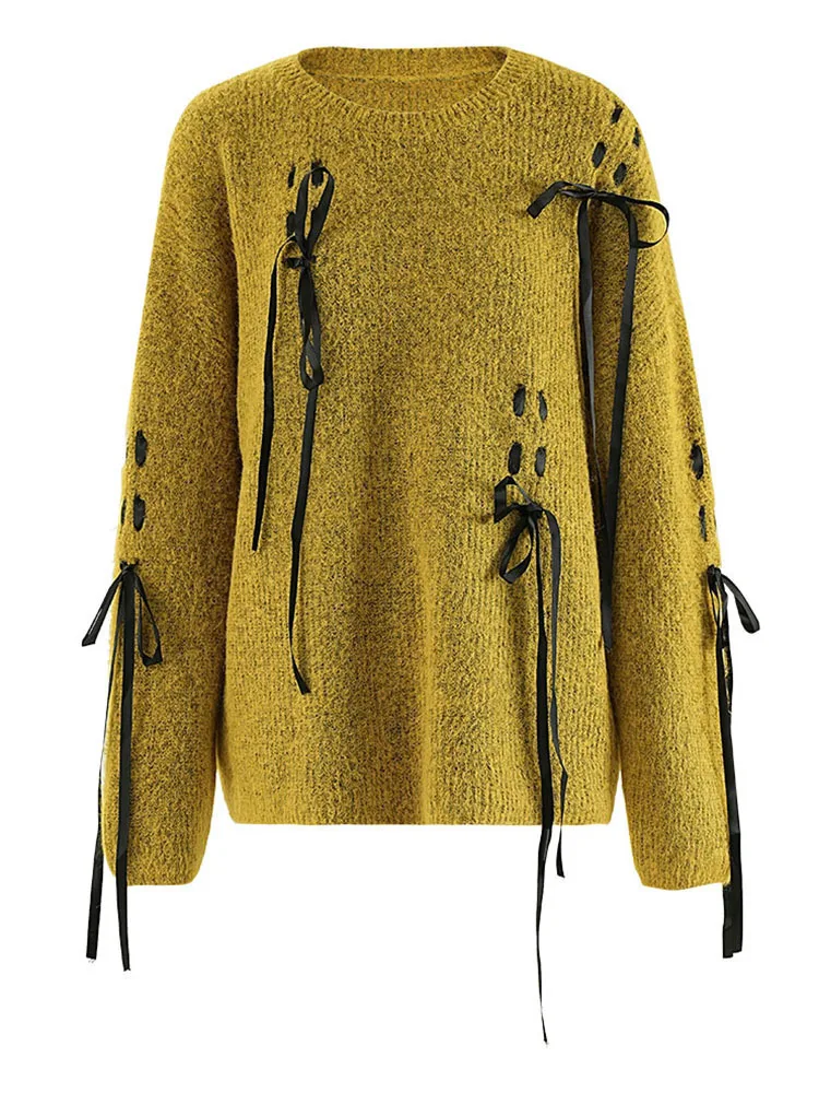 Women's Knitted Pullover - Image 3