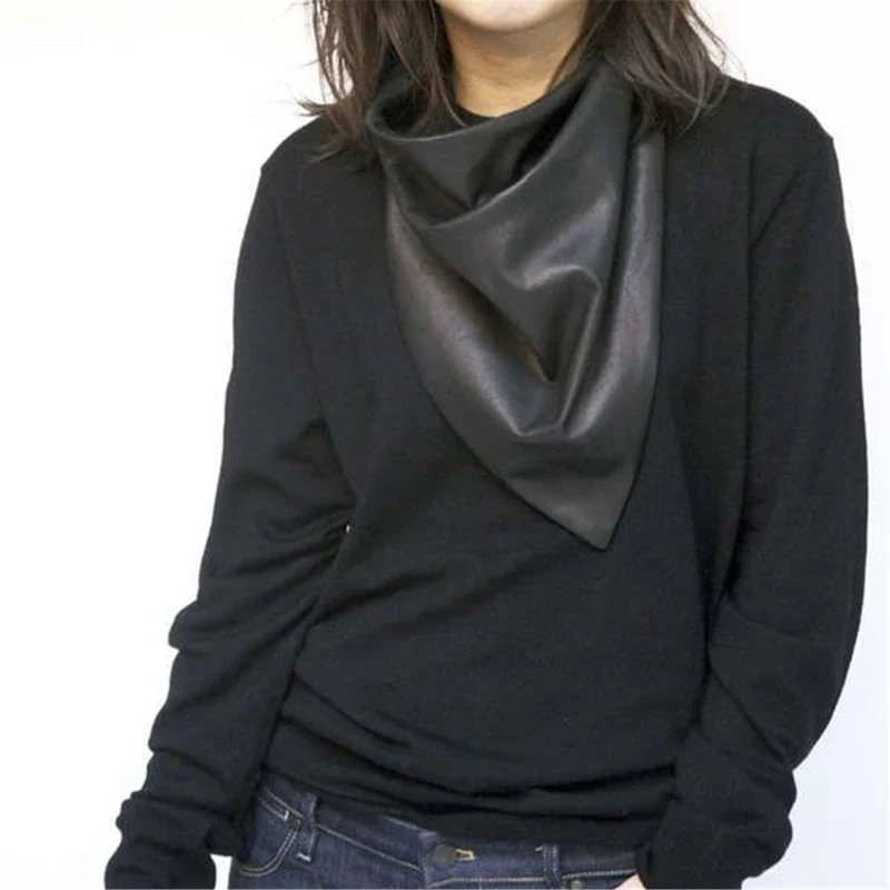 Women's Leather Head Cover Black - Image 2