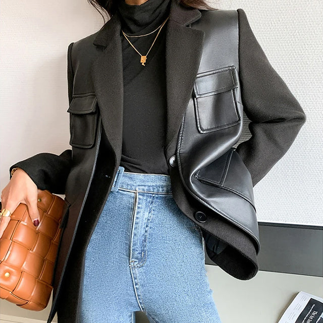 Women's Leather Jacket - Image 3