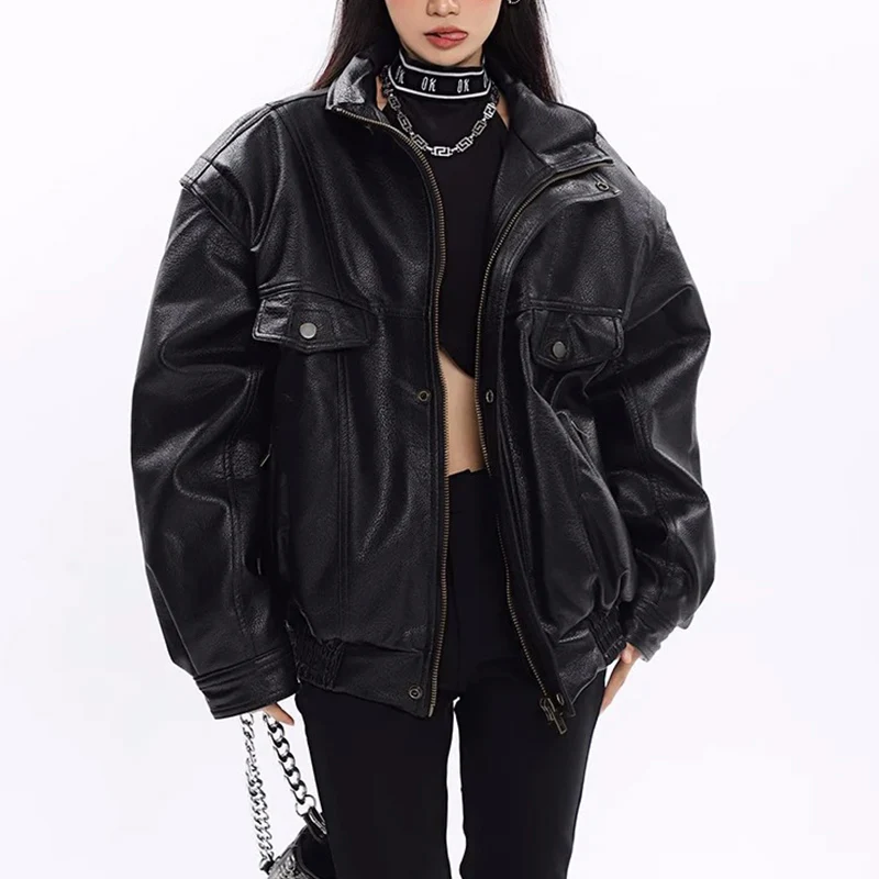 Women's Leather Jacket - Image 2