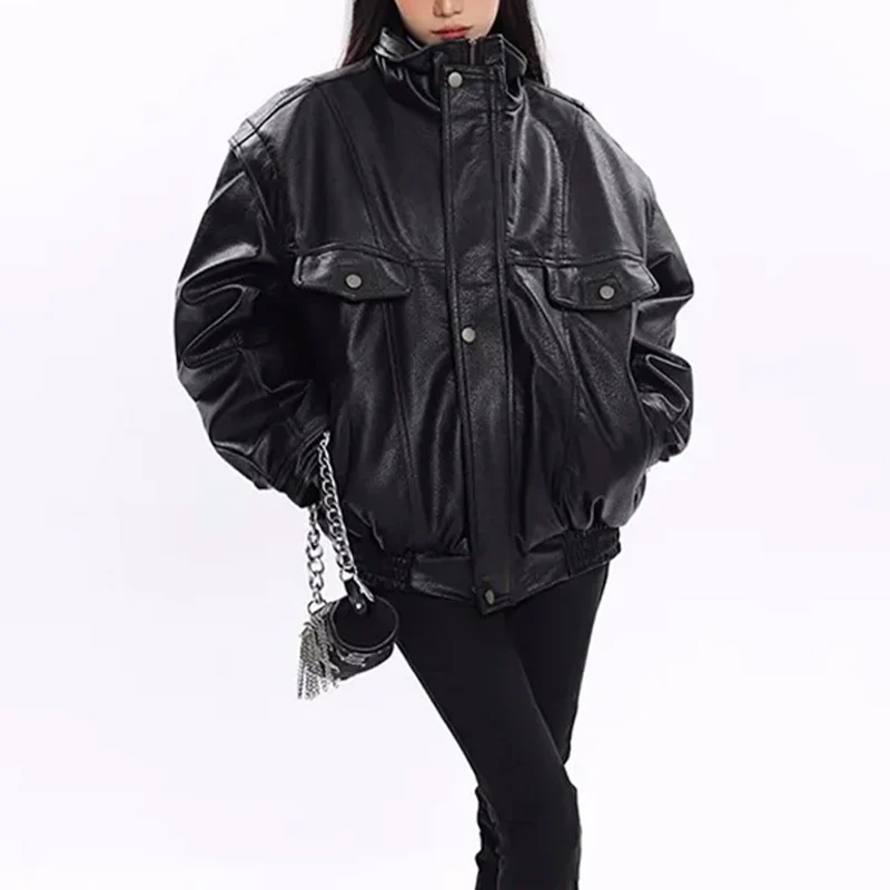 Women's Leather Jacket - Image 3