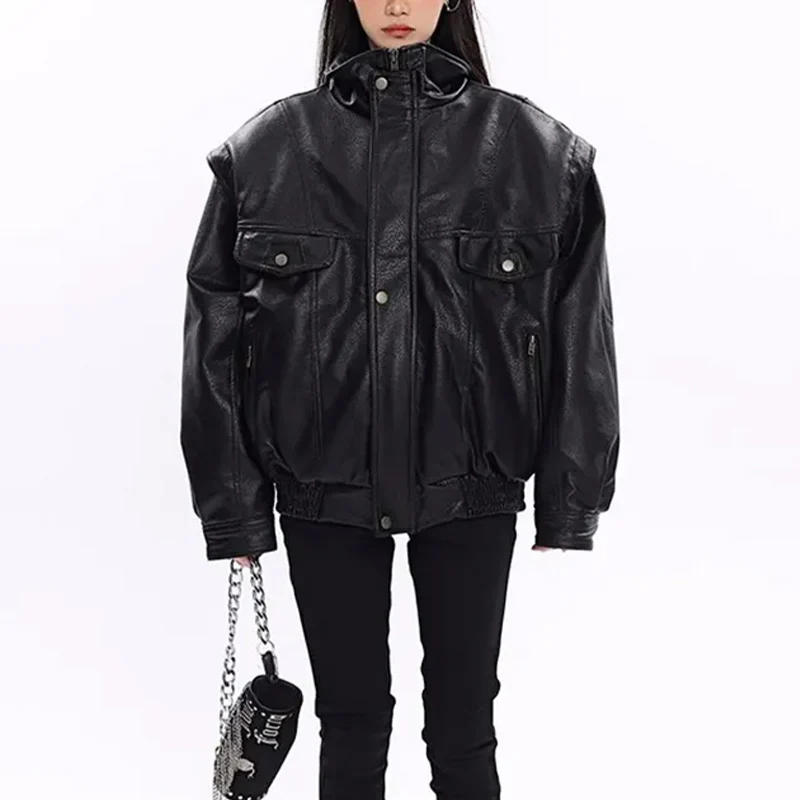 Women's Leather Jacket - Image 4