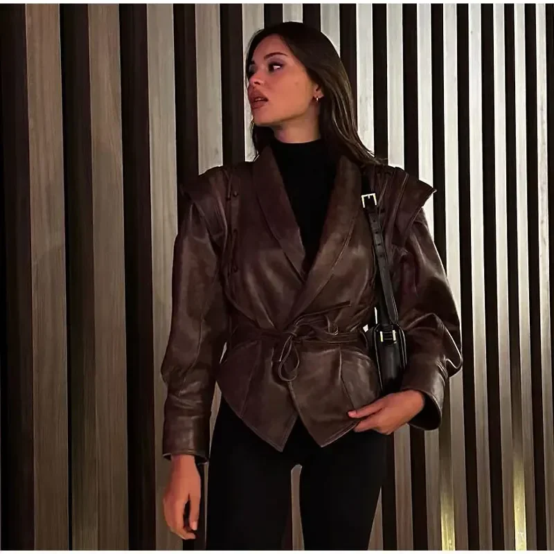 Women's Leather Jacket - Image 3