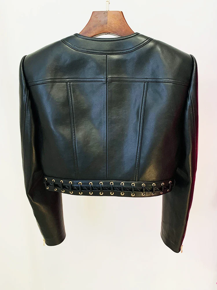 Women's Leather Jacket - Image 3