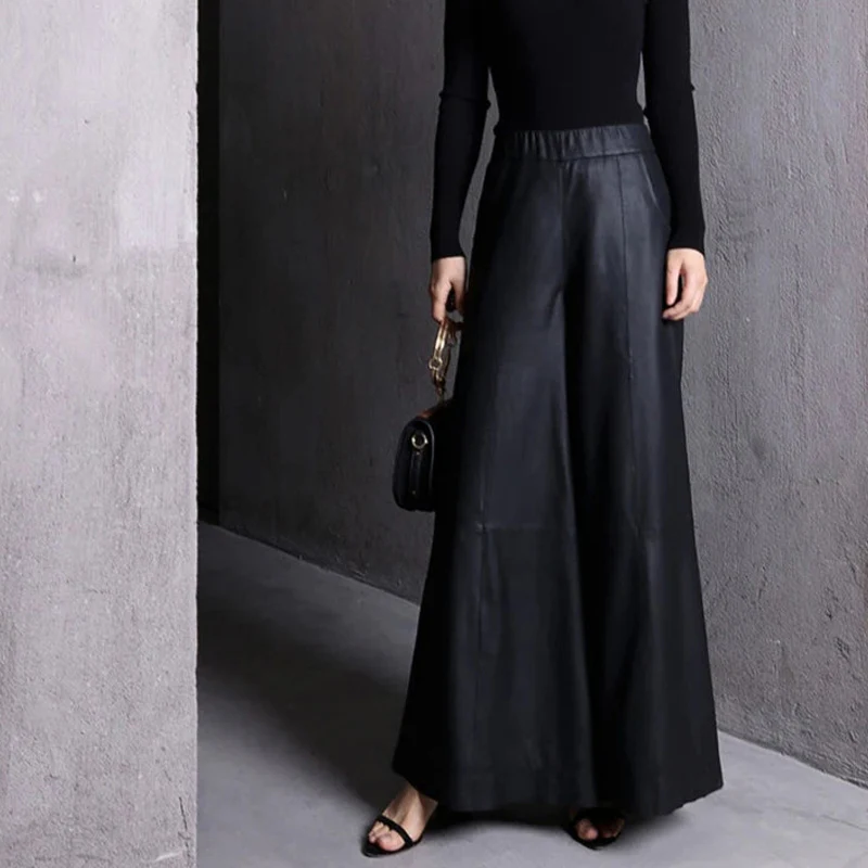 Women's Leather Pants - Image 2