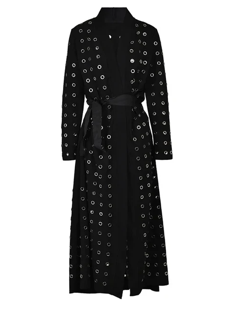 Women's Long Coat Black
