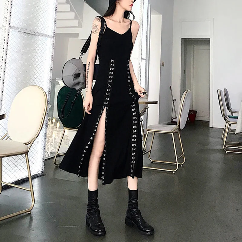Women's Long Gothic Dress - Image 2
