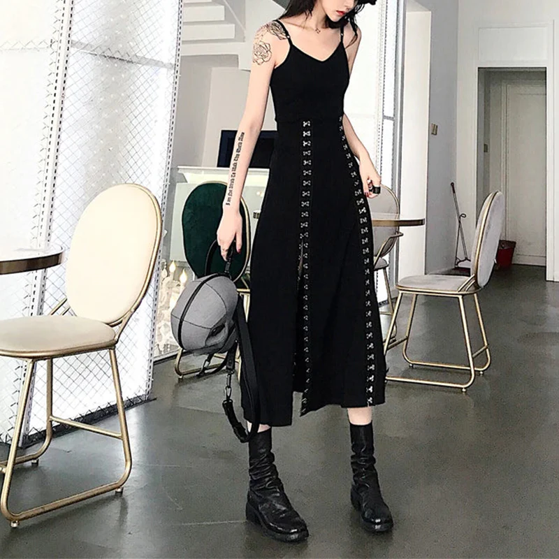 Women's Long Gothic Dress - Image 3