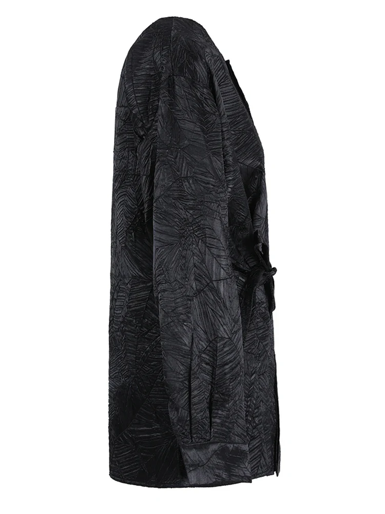 Women's Long Sleeve Blouse Black - Image 2