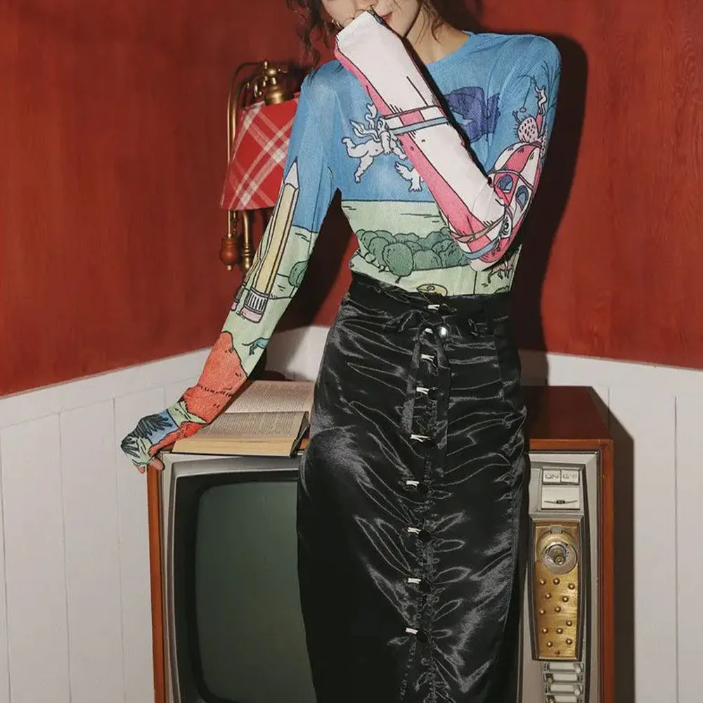 Women's Long Sleeve Top - Image 2