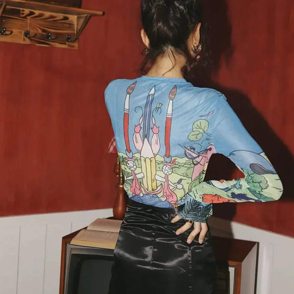 Women's Long Sleeve Top - Image 3