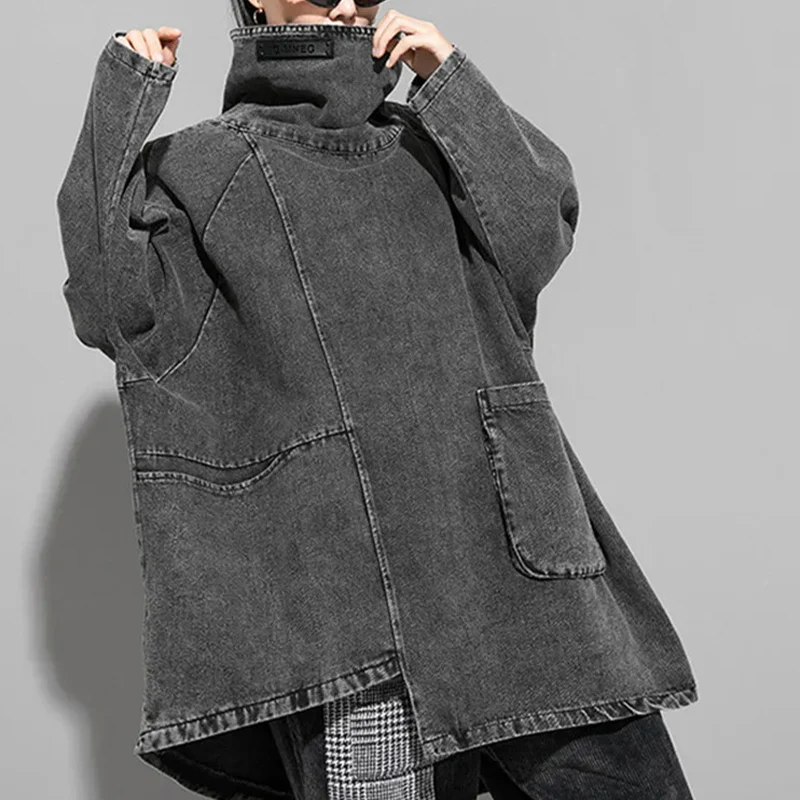 Women's Loose Fit Sweater Gray - Image 3
