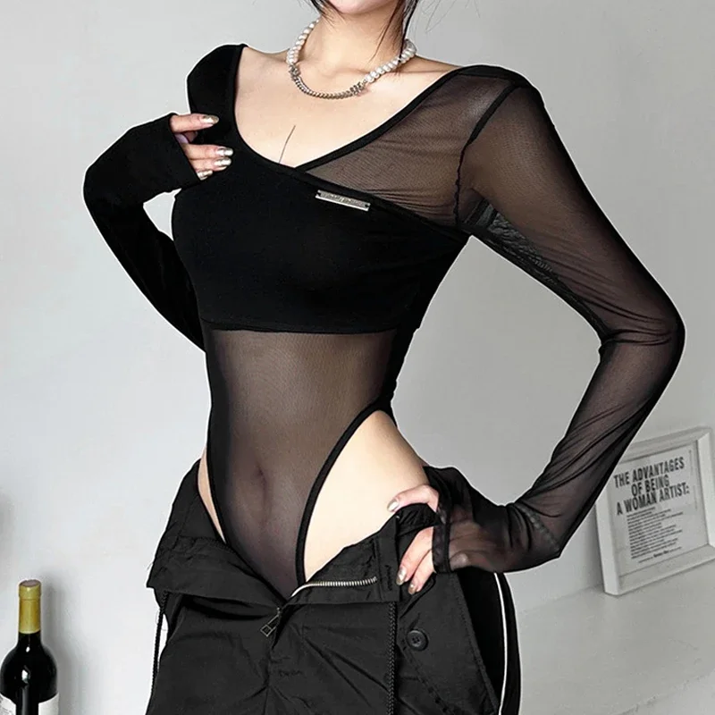 Women's Mesh Bodysuit - Image 3
