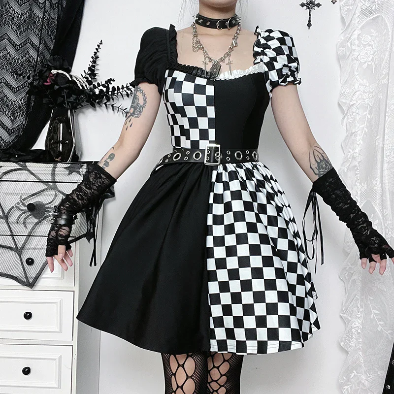 Women's Plaid Dress - Image 4